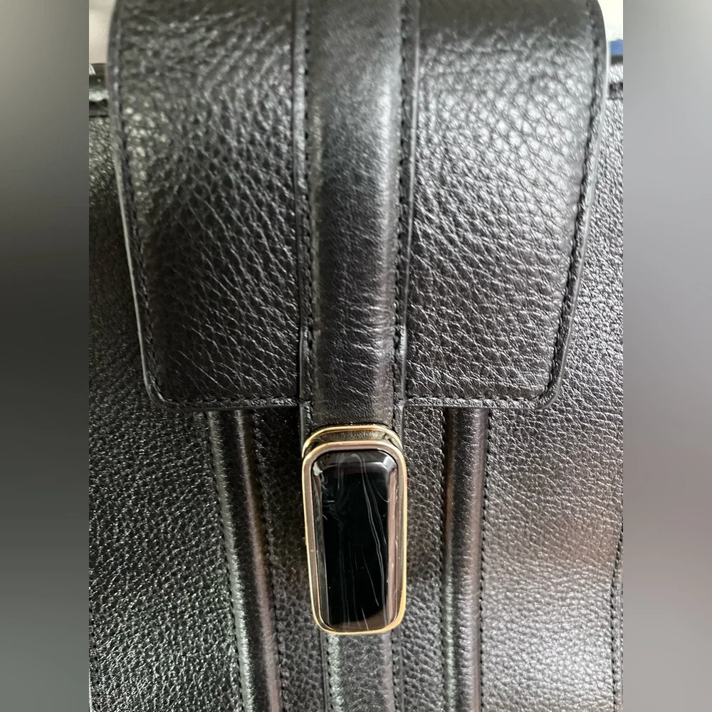 NWT Brahmin Maddie Sling Backpack in BLACK GRYPHON